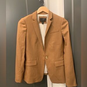 J Crew Regent Camel Blazer size 0